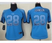 nike women jerseys tennessee titans #28 chris johnson lt.blue[nike drift fashion]