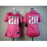 nike women nfl jerseys tennessee titans #28 chris johnson pink[nike]