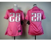 nike women nfl jerseys tennessee titans #28 chris johnson pink[nike]