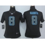 nike women nfl jerseys tennessee titans #8 mariota black[nike impact limited][mariota]