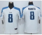 nike women nfl jerseys tennessee titans #8 mariota white[nike Limited]][mariota]