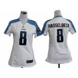 nike women nfl jerseys tennessee titans #8 matt hasselbeck white[nike]