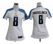 nike women nfl jerseys tennessee titans #8 matt hasselbeck white[nike]