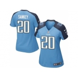 Women Nike Tennessee Titans #20 Bishop Sankey Light Blue Jerseys