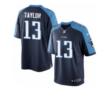 Youth Nike Tennessee Titans #13 Taywan Taylor Limited Navy Blue Alternate NFL Jersey