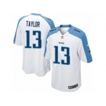 Youth Nike Tennessee Titans #13 Taywan Taylor Limited White NFL Jersey