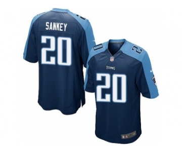 Youth Nike Tennessee Titans #20 Bishop Sankey Navy Blue Jerseys