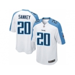 Youth Nike Tennessee Titans #20 Bishop Sankey white Jerseys