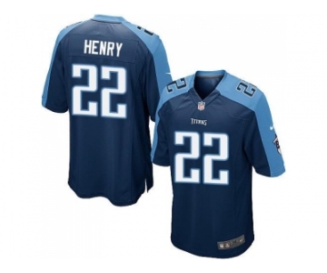 Youth Nike Tennessee Titans #22 Derrick Henry Navy Blue Alternate Stitched NFL Elite Jersey