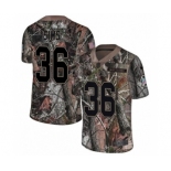 Youth Nike Tennessee Titans #36 LeShaun Sims Limited Camo Rush Realtree NFL Jersey