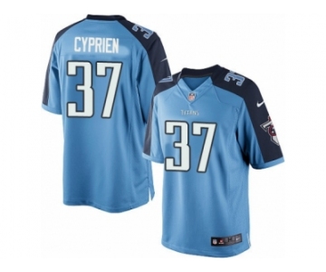 Youth Nike Tennessee Titans #37 Johnathan Cyprien Limited Light Blue Team Color NFL Jersey