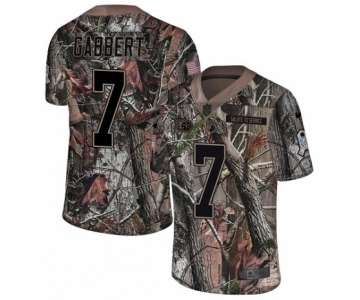 Youth Nike Tennessee Titans #7 Blaine Gabbert Limited Camo Rush Realtree NFL Jersey