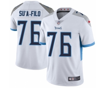 Youth Nike Tennessee Titans #76 Xavier Su'a-Filo White Vapor Untouchable Limited Player NFL Jersey