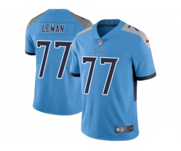 Youth Nike Tennessee Titans #77 Taylor Lewan Light Blue Team Color Stitched NFL Vapor Untouchable Limited Jersey