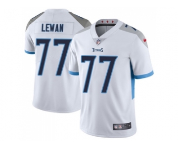 Youth Nike Tennessee Titans #77 Taylor Lewan White Stitched NFL Vapor Untouchable Limited Jersey