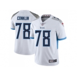 Youth Nike Tennessee Titans #78 Jack Conklin White Stitched NFL Vapor Untouchable Limited Jersey