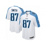 Youth Nike Tennessee Titans #87 Jonnu Smith Limited White NFL Jersey