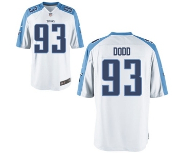 Youth Nike Tennessee Titans #93 Kevin Dodd White NFL Jersey