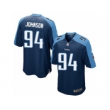 Youth Nike Tennessee Titans #94 Austin Johnson Game Navy Blue Alternate NFL Jersey