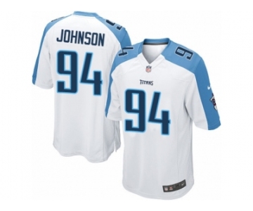 Youth Nike Tennessee Titans #94 Austin Johnson Game White NFL Jersey