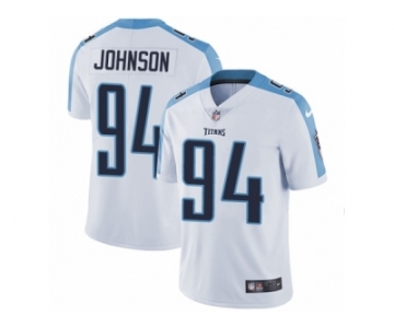 Youth Nike Tennessee Titans #94 Austin Johnson Vapor Untouchable Limited White NFL Jersey