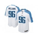 Youth Nike Tennessee Titans #96 Sylvester Williams Limited White NFL Jersey