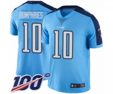 Youth Tennessee Titans #10 Adam Humphries Limited Light Blue Rush Vapor Untouchable 100th Season Football Jersey