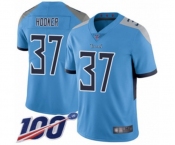 Youth Tennessee Titans #37 Amani Hooker Light Blue Alternate Vapor Untouchable Limited Player 100th Season Football Jersey