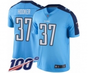 Youth Tennessee Titans #37 Amani Hooker Limited Light Blue Rush Vapor Untouchable 100th Season Football Jersey