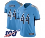 Youth Tennessee Titans #44 Kamalei Correa Light Blue Alternate Vapor Untouchable Limited Player 100th Season Football Jersey