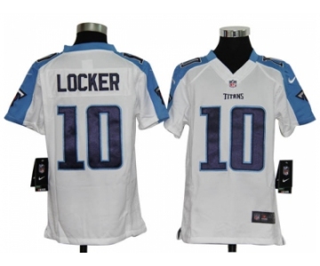 nike youth nfl jerseys tennessee titans #10 jake locker white[nike]