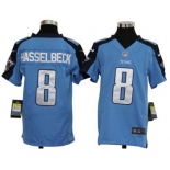 nike youth nfl jerseys tennessee titans #8 matt hasselbeck blue[nike]