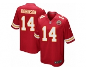 Men Nike Kansas City Chiefs #14 Demarcus Robinson Game Red Team Color NFL Jersey