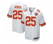 Men Nike Kansas City Chiefs #25 Kenneth Acker Game White NFL Jersey