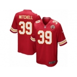 Men Nike Kansas City Chiefs #39 Terrance Mitchell Game Red Team Color NFL Jersey