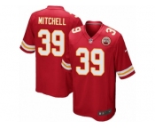 Men Nike Kansas City Chiefs #39 Terrance Mitchell Game Red Team Color NFL Jersey