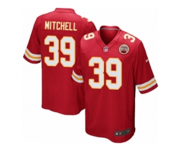 Men Nike Kansas City Chiefs #39 Terrance Mitchell Game Red Team Color NFL Jersey