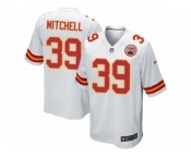 Men Nike Kansas City Chiefs #39 Terrance Mitchell Game White NFL Jersey