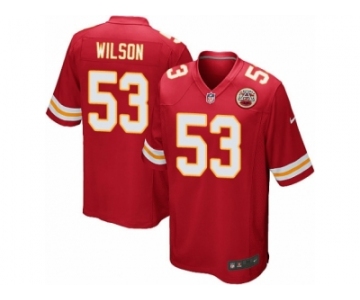 Men Nike Kansas City Chiefs #53 Ramik Wilson Game Red Team Color NFL Jersey