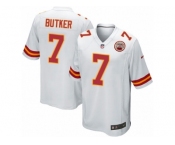 Men Nike Kansas City Chiefs #7 Harrison Butker Game White NFL Jersey