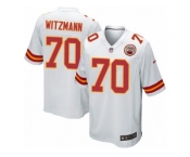 Men Nike Kansas City Chiefs #70 Bryan Witzmann Game White NFL Jersey