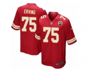 Men Nike Kansas City Chiefs #75 Cameron Erving Game Red Team Color NFL Jersey