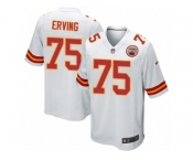 Men Nike Kansas City Chiefs #75 Cameron Erving Game White NFL Jersey