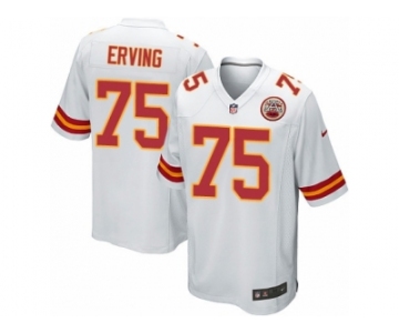 Men Nike Kansas City Chiefs #75 Cameron Erving Game White NFL Jersey