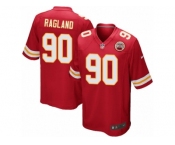 Men Nike Kansas City Chiefs #90 Reggie Ragland Game Red Team Color NFL Jersey