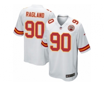 Men Nike Kansas City Chiefs #90 Reggie Ragland Game White NFL Jersey