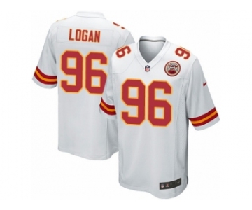 Men Nike Kansas City Chiefs #96 Bennie Logan Game White NFL Jersey