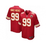 Men Nike Kansas City Chiefs #99 Rakeem Nunez-Roches Game Red Team Color NFL Jersey