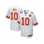 Men's Nike Kansas City Chiefs #10 Tyreek Hill Game White NFL Jersey