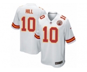 Men's Nike Kansas City Chiefs #10 Tyreek Hill Game White NFL Jersey